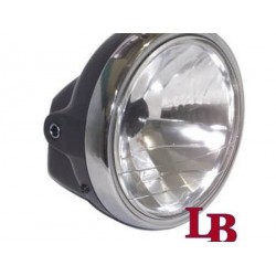 FAROL COMPLETO CBX250 SEM LAMPADA ARO CROMADO E SOQUETE