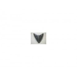 BORDA EMBLEMA FRONTAL WEB100 PRETA ( C/ENFEITE) ORIGINAL (PLASTICO WEB)