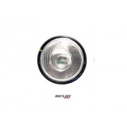 FAROL COMPLETO YBR125 2000 ATE 2005 PRETO SEM ARO INTERNO CROMADO