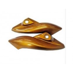 CARENAGEM LATERAL FAROL CB300 2009-11 (COMPLEMENTO) AMARELA (PAR)