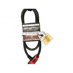 CADEADO ESPIRAL FUME 12 X 1200 MAX-TRAVA039