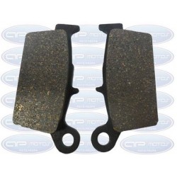 PASTILHA TRAS. XR250/NX400/XRE300/CR125/CR250 SEM ABS*