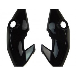 CARENAGEM LATERAL FAROL FAN125-14/TITAN150 APOS 2014 PRETO BRILHANTE
