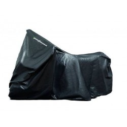 CAPA COBRIR MOTO PVC FORRADO PRETO 200cc/250cc